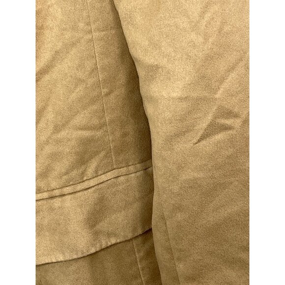 Investments Faux Suede Open Front Blazer Size 20W Tan - Picture 8 of 12